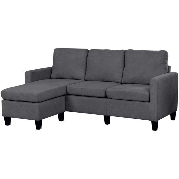 Photo 1 of *** Box 1 of A Set***    FDW Sectional Sofa, Gray Fabric
