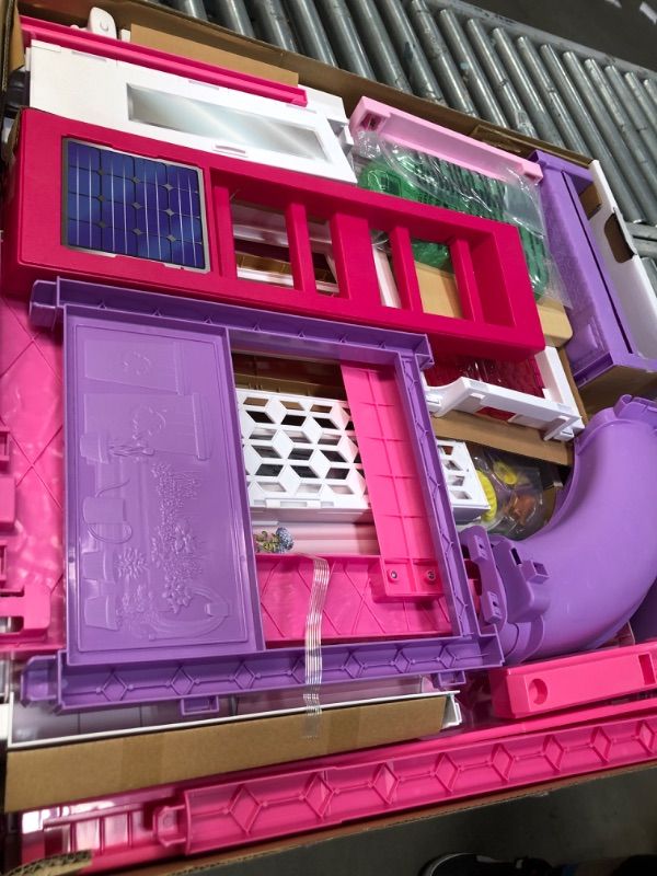 Photo 3 of Barbie Dreamhouse Dollhouse with Wheelchair Accessible Elevator, Pool, Slide and 70 Accessories Including Furniture and Household Items, Gift for 3 to 7 Year Olds

