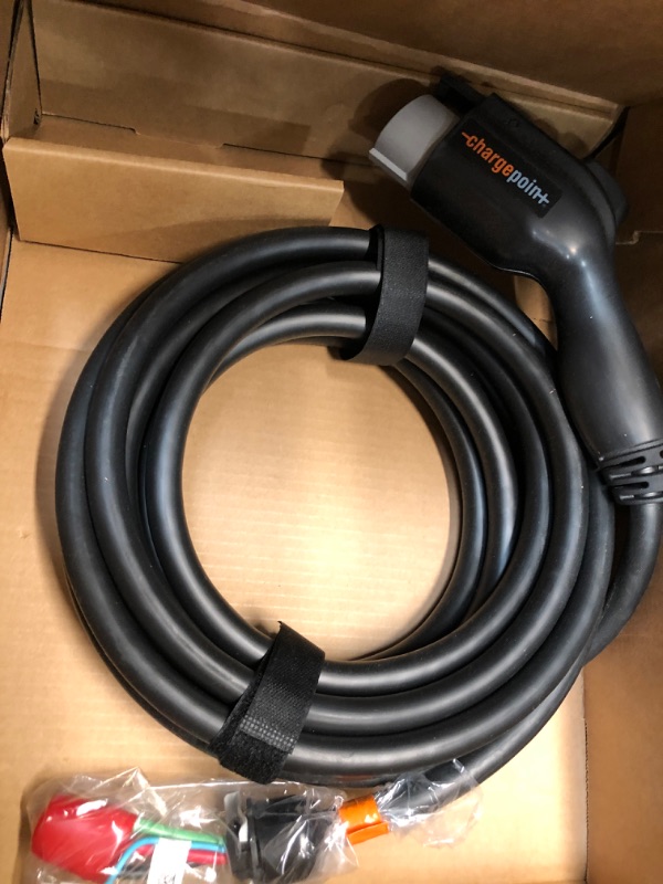 Photo 5 of ChargePoint Home Flex Electric Vehicle (EV) Charger, 16 to 50 Amp, 240V, Level 2 WiFi Enabled EVSE, UL Listed, ENERGY STAR, NEMA 14-50 Plug or Hardwired, Indoor / Outdoor, 23-foot cable , Black

