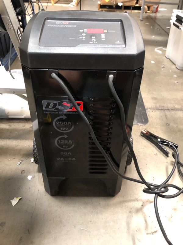 Photo 2 of NOT FUNCTIONAL**Schumacher DSR Pro Series DSR161 Fully Automatic Battery Charger with Engine Starter, Boost, and Maintainer- 250 Peak Amps, 6V/12V
