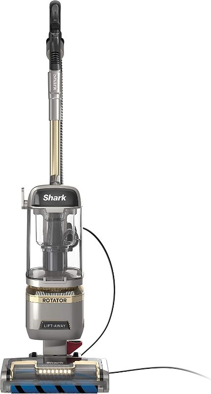 View 1 of Shark LA502 Rotator Lift-Away ADV DuoClean PowerFins Upright Vacuum with Self-Cleaning Brushroll Powerful Pet Hair Pickup and HEPA Filter, w/Duo, Silver