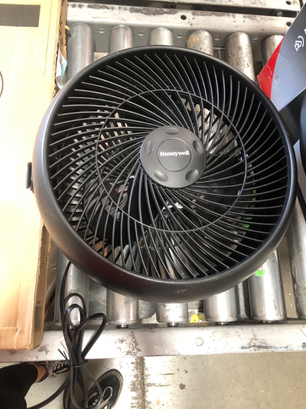 Photo 2 of Honeywell HT-908 TurboForce Room Air Circulator Fan, Medium, Black –Quiet Personal Fanfor Home or Office, 3 Speeds and 90 Degree Pivoting Head
