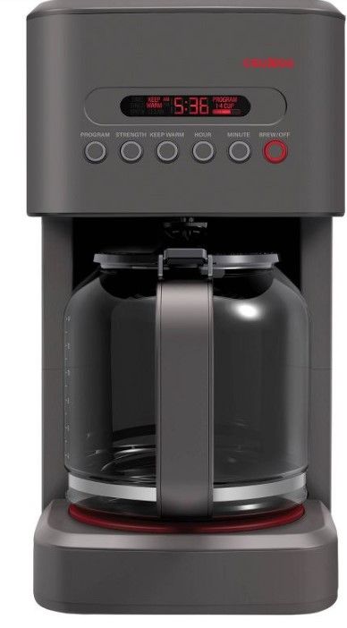 Photo 1 of CRUXGG 14 Cup Programmable Coffee Maker with Customizable Brew Strength

