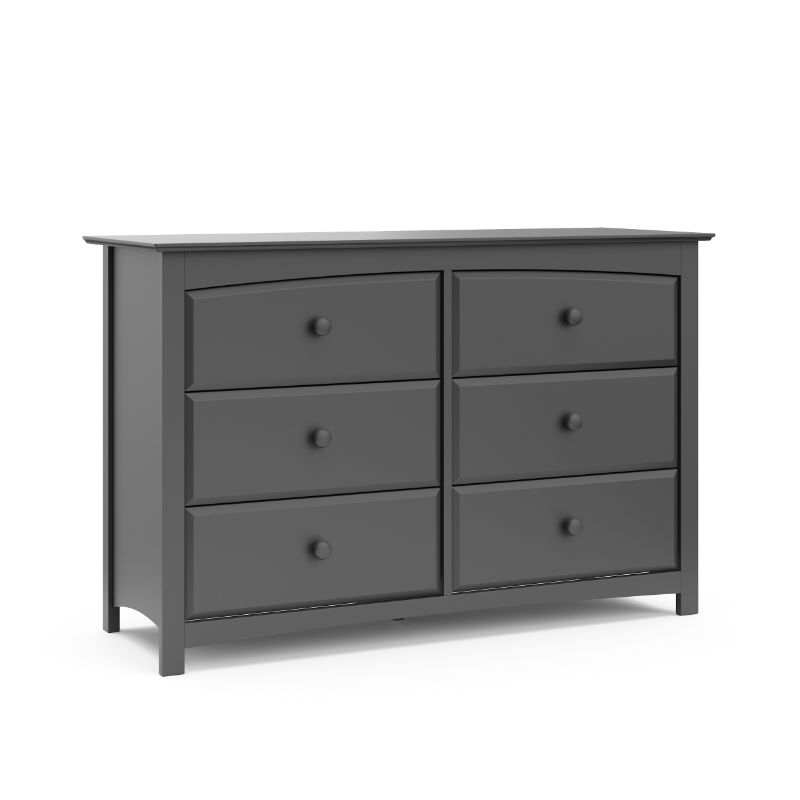 Photo 1 of Storkcraft Kenton 6-Drawer Dresser, Grey
