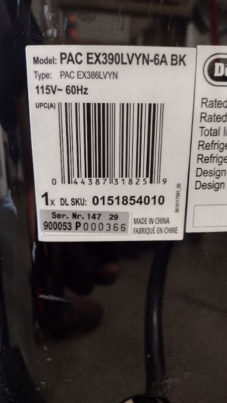 Photo 4 of INCOMPLETE, DeLonghi Portable Air Conditioner 14,000 BTU,cool extra large rooms up to 700 sqft,remote,energy saving mode,extremely quiet,dehumidifier,fan,programmable,window venting kit,AC Unit for room,EX390LVYN
**MISSING REMOTE AND MISSING 2 WHEELS**