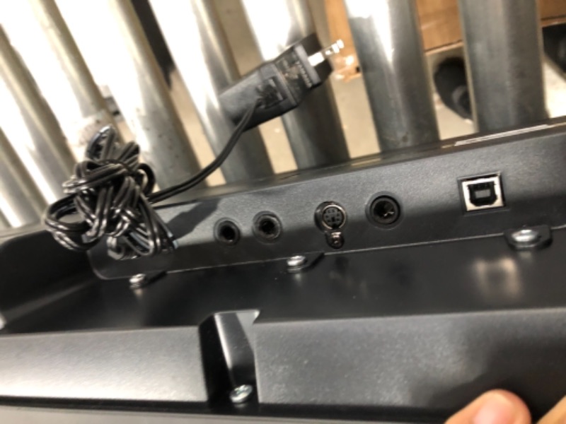 Photo 1 of Yamaha P125 88-Key Weighted Action Digital Piano with Power Supply and Sustain Pedal Black
