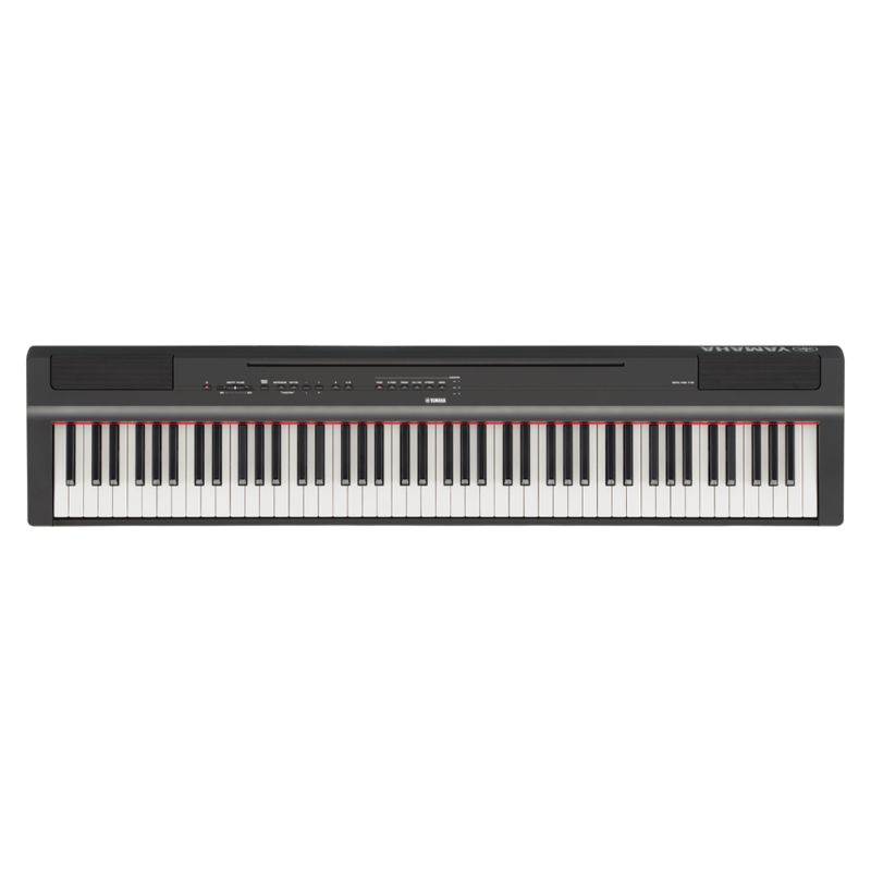 Photo 1 of Yamaha P125 88-Key Weighted Action Digital Piano with Power Supply and Sustain Pedal Black
