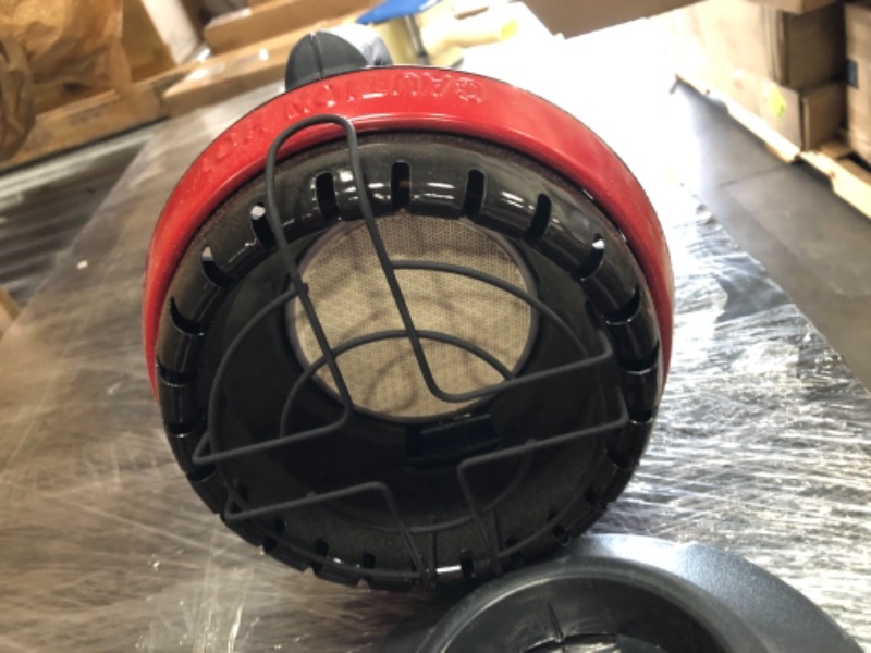 Photo 1 of (DOES NOT FUNCTION, INCOMPLETE) Mr. Heater Little Buddy Indoor/Outdoor Propane Heater 3,800 BTU, Model MH4B
**DOES NOT POWER ON, MISSING MIDDLE PIECE**