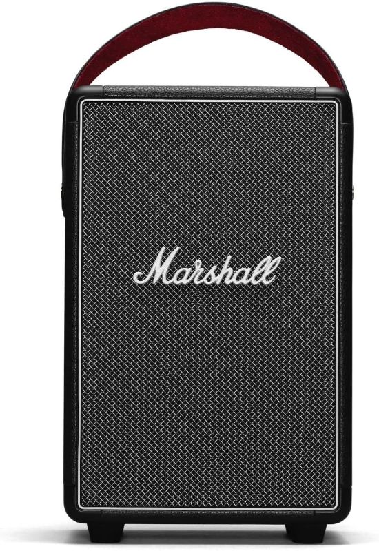 Photo 1 of INCOMPLETE!!!! Marshall Tufton Portable Bluetooth Speaker - Black
**INCOMPLETE POWER CORD, WAS NOT TESTED** 
