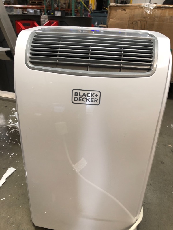 Photo 3 of BLACK+DECKER 8,000 BTU Portable Air Conditioner with Remote Control, White
