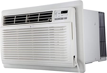 Photo 1 of LG LT1016CER 9,800 BTU 115V Remote Control Through-The-Wall Air Conditioner, White
