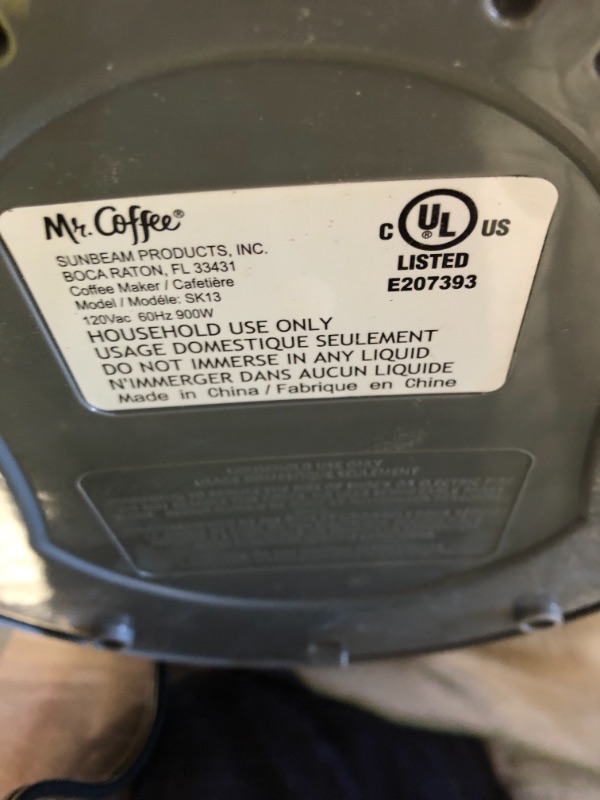 Photo 5 of Mr Coffee 12 Cup Switch Coffee Maker Black
