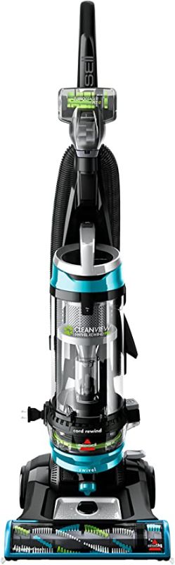 Photo 1 of BISSELL 2254 CleanView Swivel Rewind Pet Upright Bagless Vacuum, Automatic Cord Rewind, Swivel Steering, Powerful Pet Hair Pickup, Specialized Pet Tools, Large Capacity Dirt Tank
