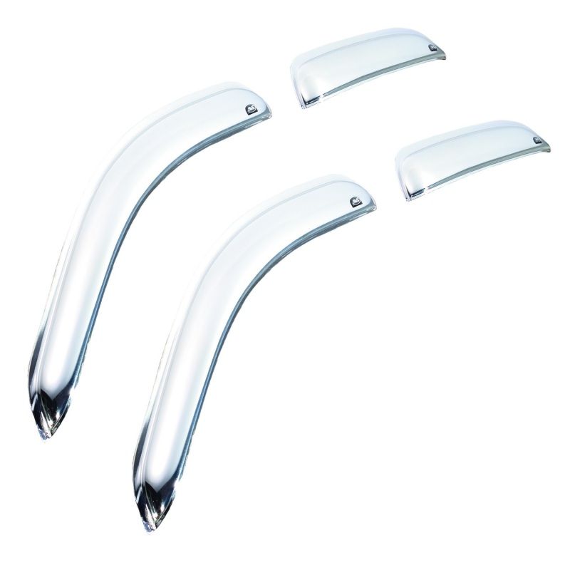 Photo 1 of AVS Chrome External Mount Vent Visors, Front and Rear Set (4-Piece)
