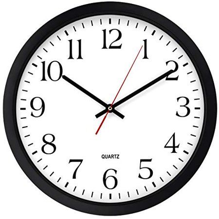 Photo 1 of **EDGE OF CLOCK IS BROKEN,. SEE PHOTO**
Bernhard Products Black Wall Clock, Silent Non Ticking - 16 Inch Extra Large Quality Quartz Battery Operated Round Easy to Read Home/Office/Business/Kitchen/Classroom/School Clocks
