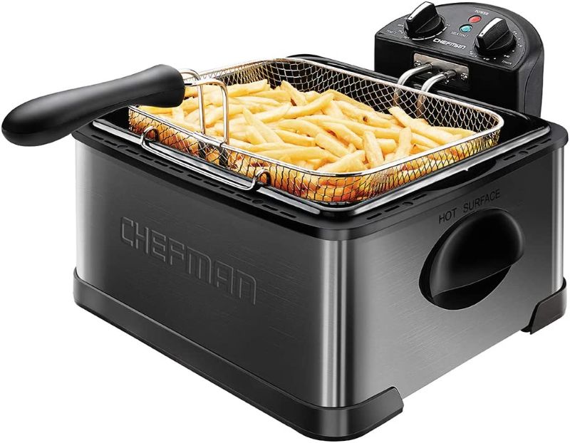 Photo 1 of Chefman Deep Fryer with Basket Strainer, 4.5 Liter XL Jumbo Size*** Parts only ***