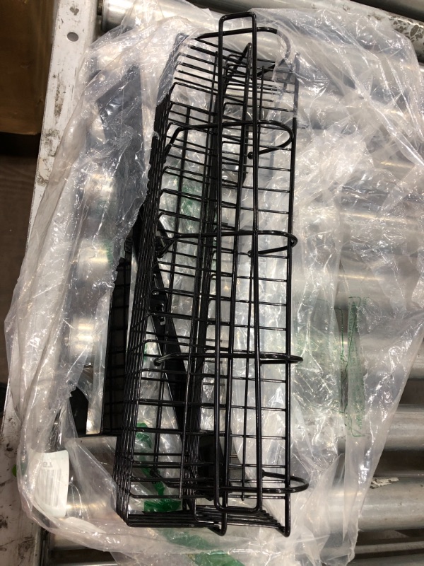 Photo 1 of 16" black two tier bathroom rack