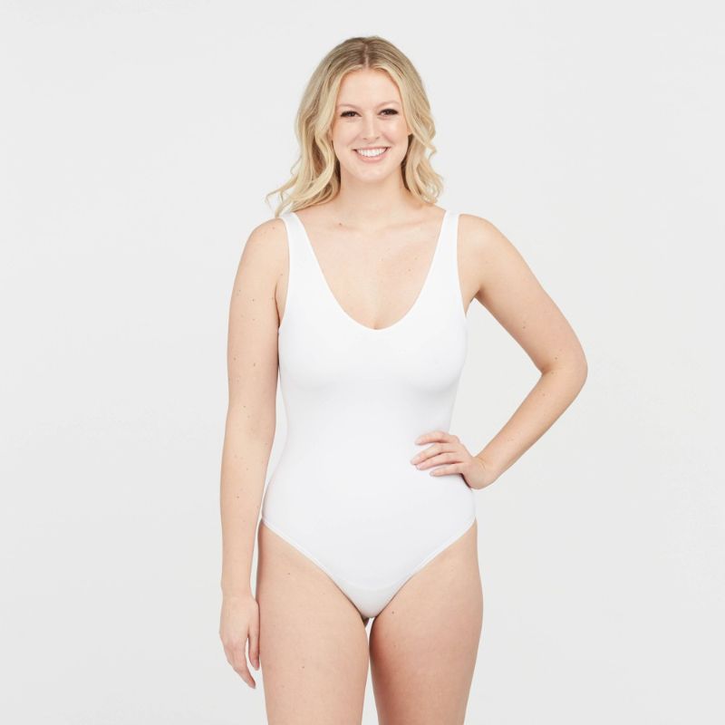 Photo 1 of Assets by Spanx Women's Smoothing Bodysuit- size 1X