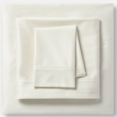 Photo 1 of 400 Thread Count Solid Performance Sheet Set - Threshold™- QUEEN

