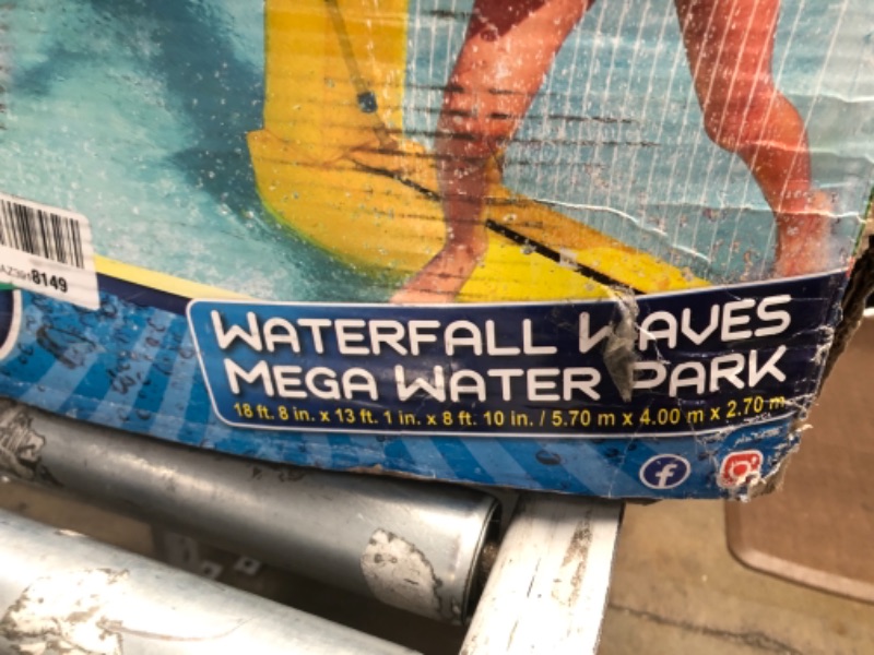 Photo 3 of (NOT FUNCTIONAL)Bestway H2OGO! Waterfall Waves Mega Water Park | Inflatable Slide and Pool Fits Up to 6 Children
**AIR BLOWER DOES NOT FUNCTION**