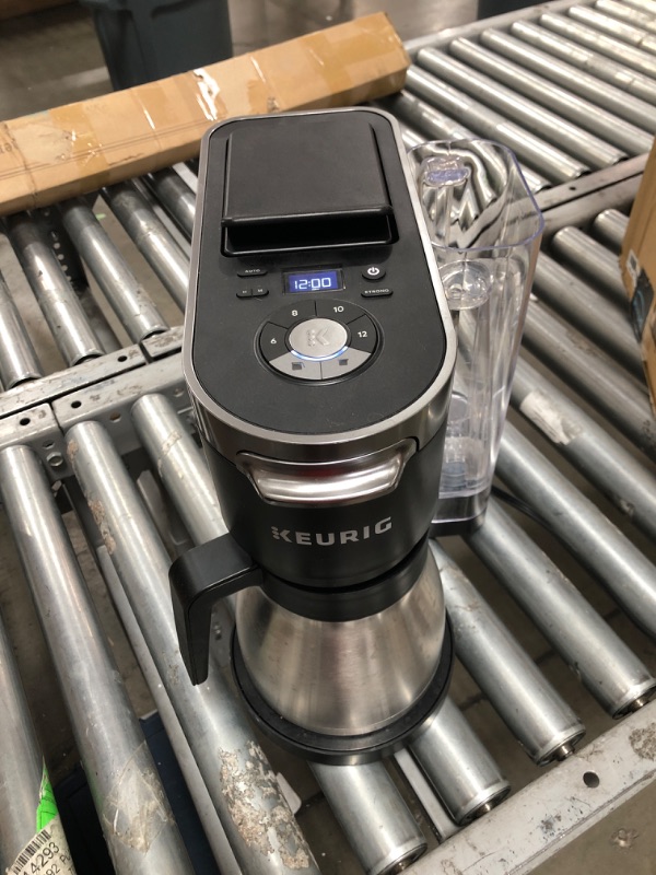 Photo 3 of Keurig K-Duo Plus Coffee Maker, Single Serve and 12-Cup Carafe Drip Coffee Brewer, Compatible with K-Cup Pods and Ground Coffee, Black
