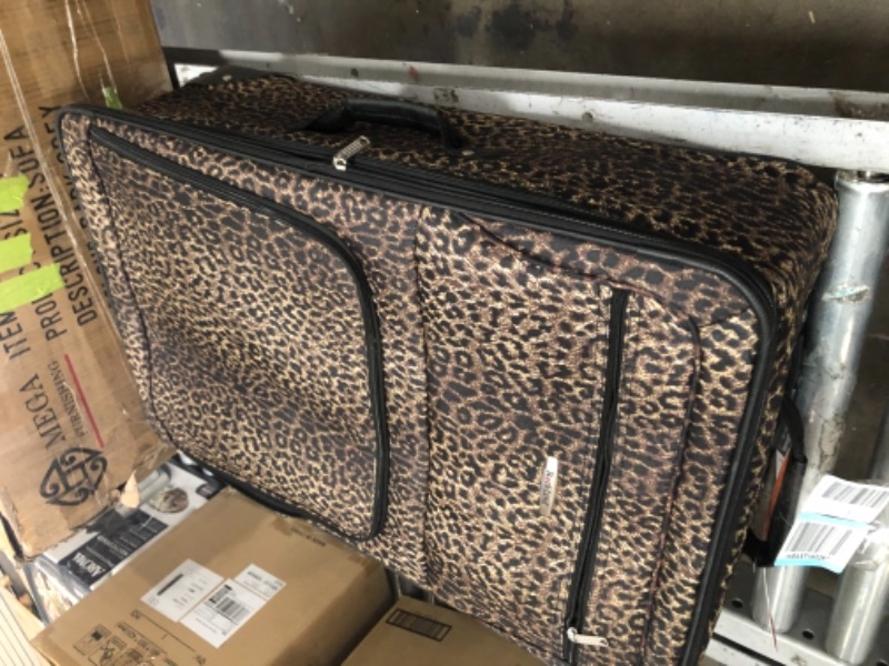 Photo 2 of Rockland
Vara Expandable 3-Piece Softside Luggage Set, Leopard