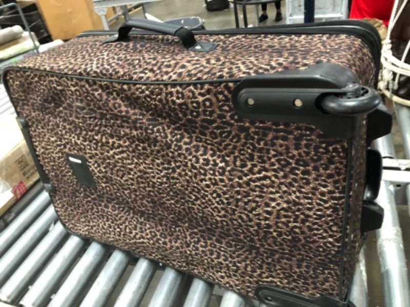 Photo 2 of Rockland
Vara Expandable 3-Piece Softside Luggage Set, Leopard