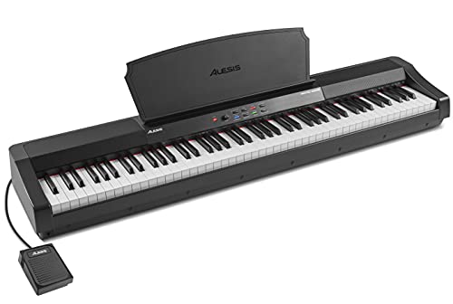 Photo 1 of *TWO BROKEN KEYS* Alesis Recital Grand 88 Key Digital Piano with Full Size Graded Hammer Action Weighted Keys Multi-Sampled Sounds 50W Speakers FX and 128 Poliphony

