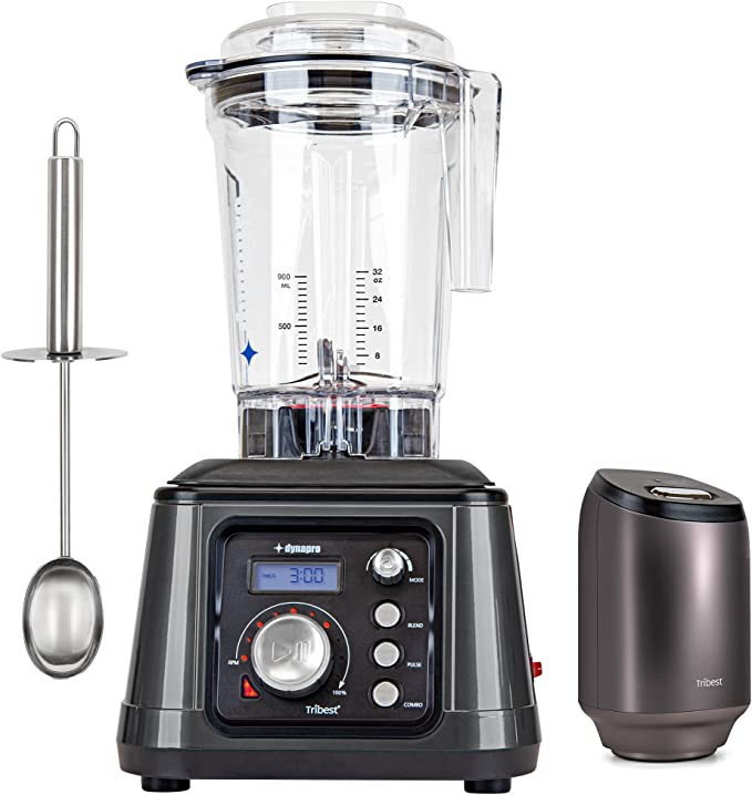Photo 1 of Tribest Dynapro High Speed 2.5HP Blender with Vaccum, Commercially Certified,Grey,One Size
