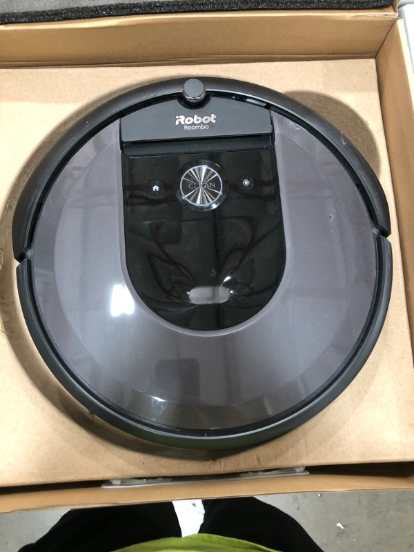 Photo 5 of iRobot Roomba i7+ (7550) Robot Vacuum with Automatic Dirt Disposal - Empties Itself for up to 60 days, Wi-Fi Connected, Smart Mapping, Works with Alexa, Ideal for Pet Hair, Carpets, Hard Floors, Black
