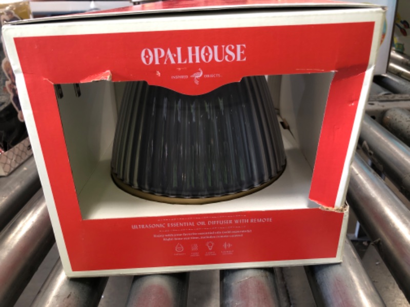 Photo 2 of 300ml Electric Remote Illuminated Textured Plastic Diffuser - Opalhouse™

