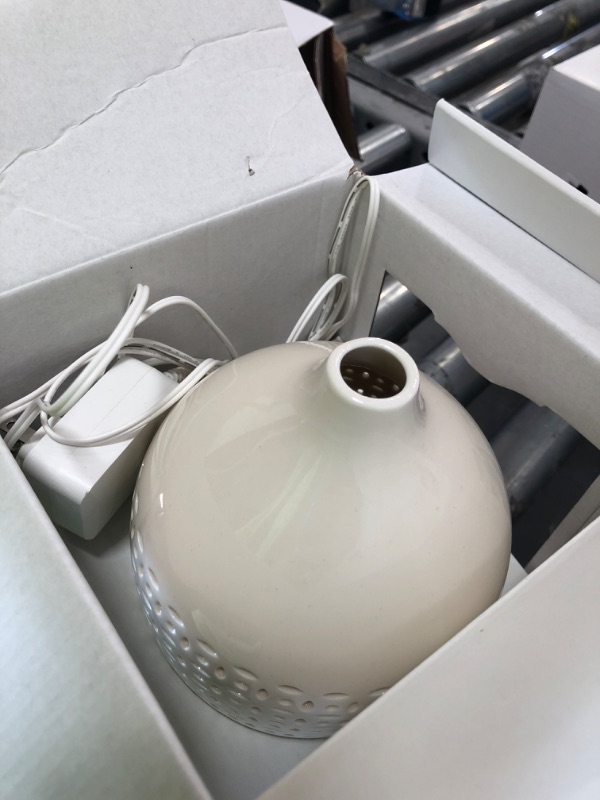 Photo 2 of 300ml Cutout Ceramic Color-Changing Oil Diffuser White - Opalhouse™

