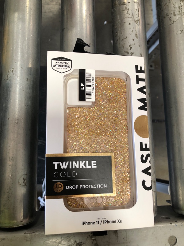 Photo 2 of Case-Mate Apple iPhone 11/XR Twinkle Case - Gold
