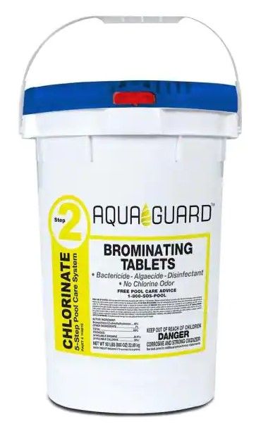 Photo 1 of 
AQUAGUARD
50 lbs. Bromine Tablets Chlorinating