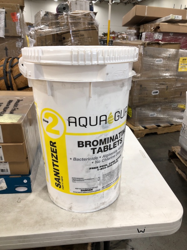 Photo 2 of 
AQUAGUARD
50 lbs. Bromine Tablets Chlorinating