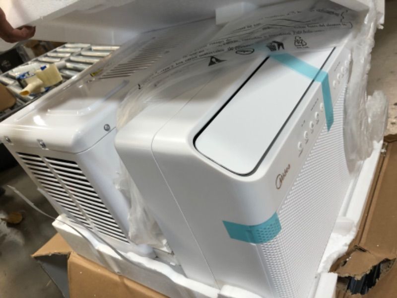 Photo 2 of Midea 12,000 BTU U-Shaped Inverter Window Air Conditioner WiFi, 9X Quieter, Over 35% Energy Savings ENERGY STAR MOST EFFICIENT