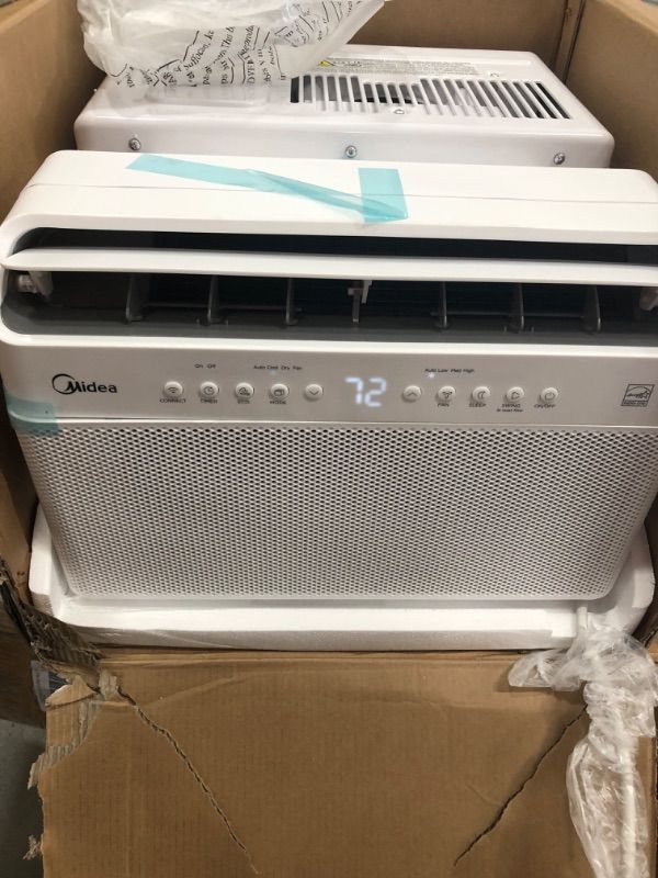 Photo 8 of Midea 12,000 BTU U-Shaped Inverter Window Air Conditioner WiFi, 9X Quieter, Over 35% Energy Savings ENERGY STAR MOST EFFICIENT