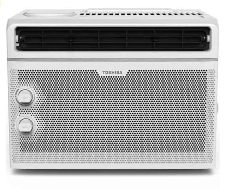 Photo 1 of Toshiba 5,000 BTU 115-Volt Window Air Conditioner in White