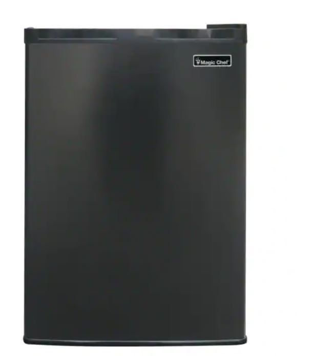 Photo 1 of Magic Chef 2.6 cu. ft. Mini Fridge in Black, ENERGY STAR