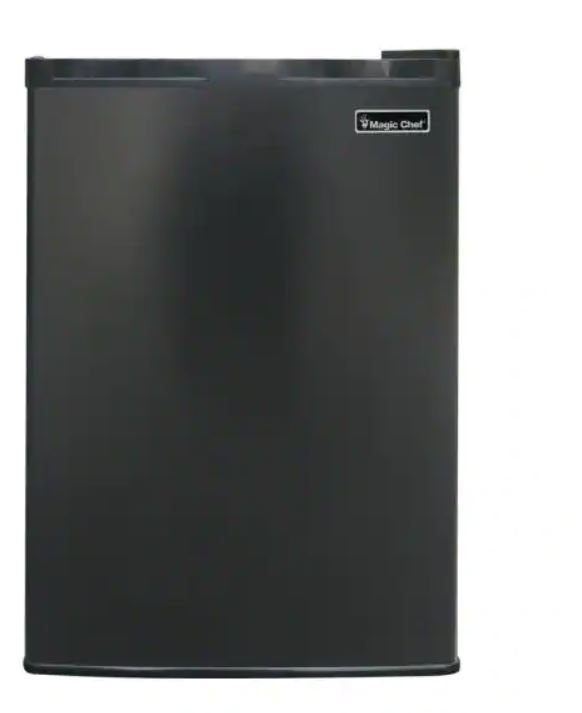 Photo 1 of Magic Chef 2.6 cu. ft. Mini Fridge in Black, ENERGY STAR