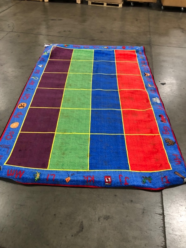 Photo 2 of **PHOTO FOR REFERENCE **Carpets for Kids Fun with Phonics Rectangle Carpet 7'6" x 12', 7'6'' x 12', Multicolored
