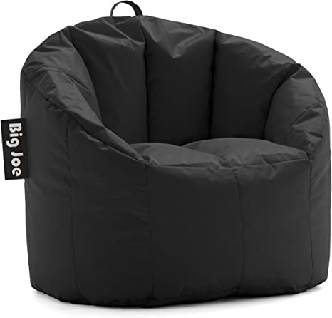 Photo 1 of (CORNER HOLE) Big Joe Milano Beanbag Chair Stretch Limo Black Smartmax
