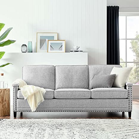 Photo 1 of (DIRTY CORNER) Modway Ashton Sofas, Light Gray
