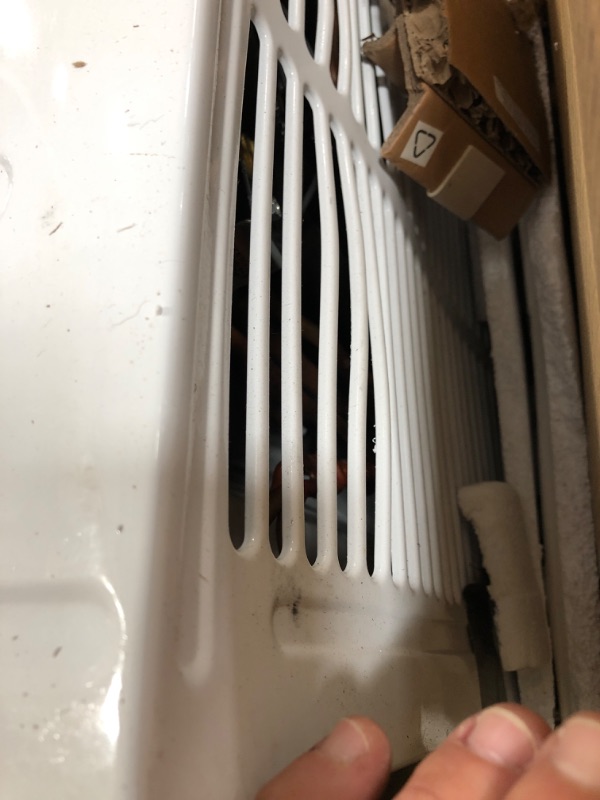 Photo 2 of (DENTED) Frigidaire 11,000 BTU Window Air Conditioner with Supplemental Heat and Slide Out Chassis, FHWH112WA1