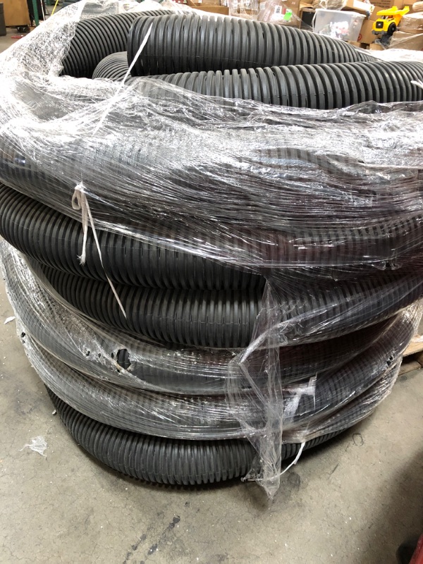 Photo 3 of Advanced Drainage Systems 6 in. x 100 ft. Corex Drain Pipe Perforated