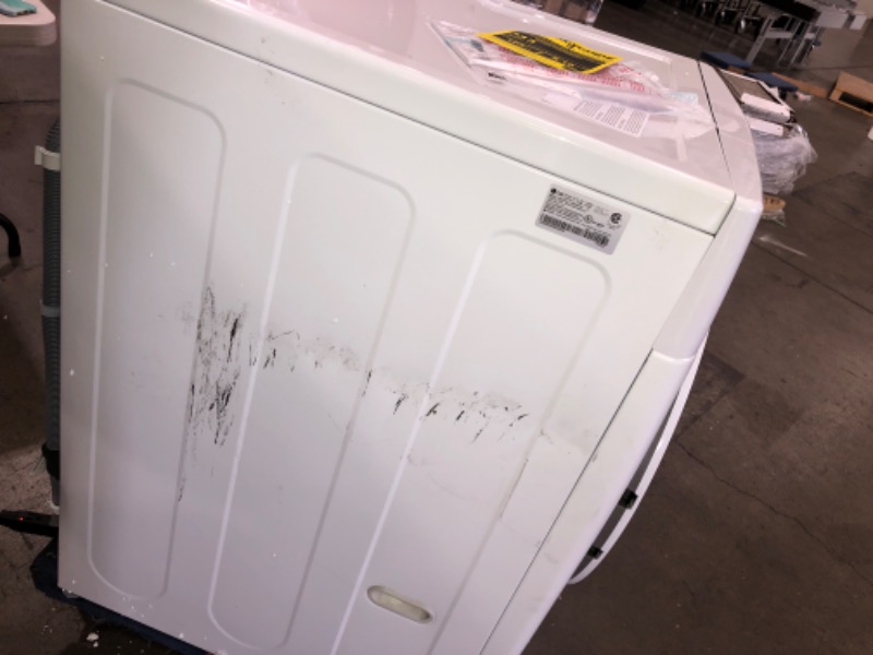 Photo 26 of ***PARTS ONLY*** MAKES LOUD NOISES, LG Electronics 27 in. 4.5 cu. ft.Ultra Large Capacity White Front Load Washer with Steam and Wi-Fi Connectivity