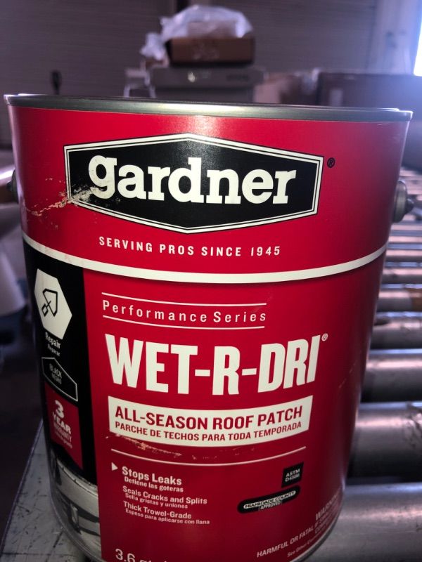 Photo 3 of 6 PACK - Gardner-Gibson 441041 New Wet-Dry Roof Cement 1 Gallon
