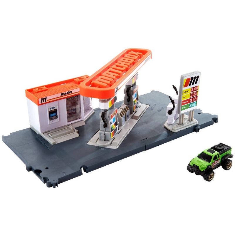 Photo 1 of Matchbox Action Drivers Fuel Station Playset Multi
