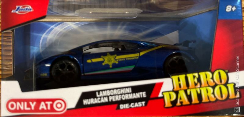 Photo 1 of Jada Hero Patrol Series TARGET EXCLUSIVE Lamborghini Huracan Performante 1:32