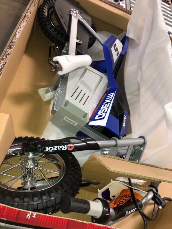 Photo 1 of Razor 24V MX350 Dirt Rocket Powered Ride-On - Blue

